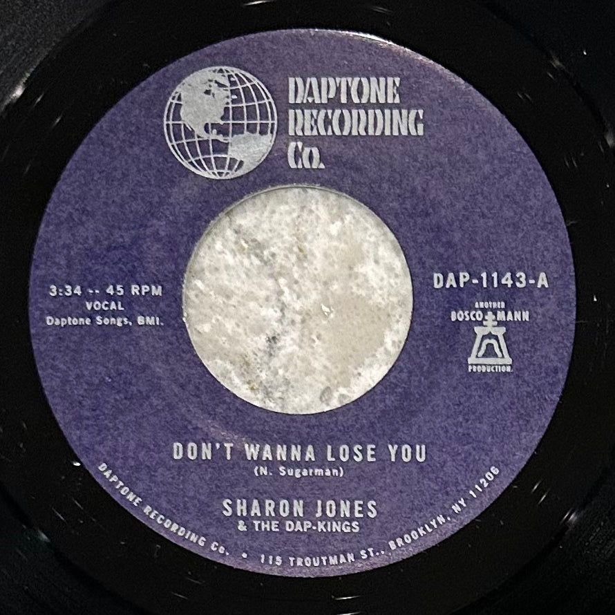 Sharon Jones & The Dap-Kings - Don't Wanna Lose You b/w Don't Give A Friend A Number