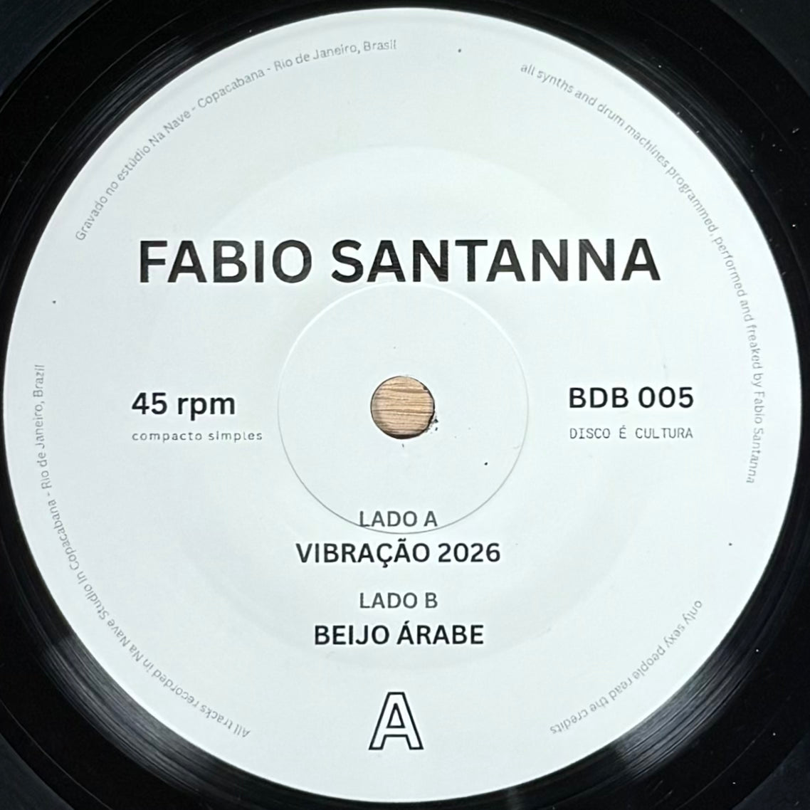 Fabio Santanna - Vibracao 2026 b/w Beijo Arabe (7")