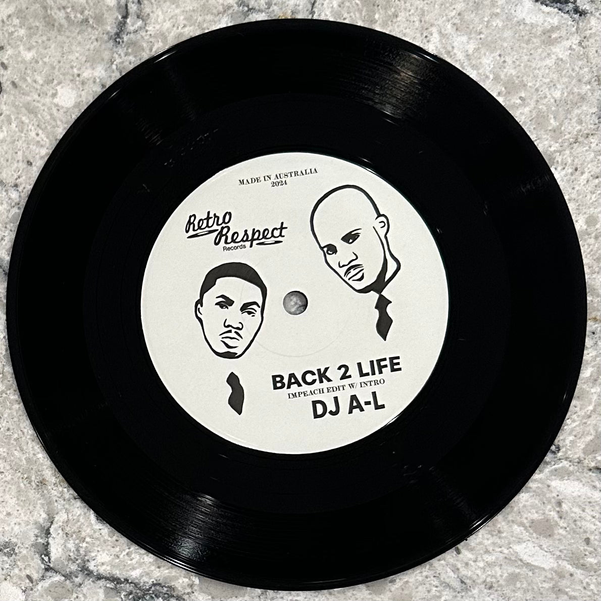 DJ A-L - Back 2 Life (Impeach Edit) b/w Back 2 Life (Re-Drum-Apella) & Devilz Pie (Re-Drum-Apella)