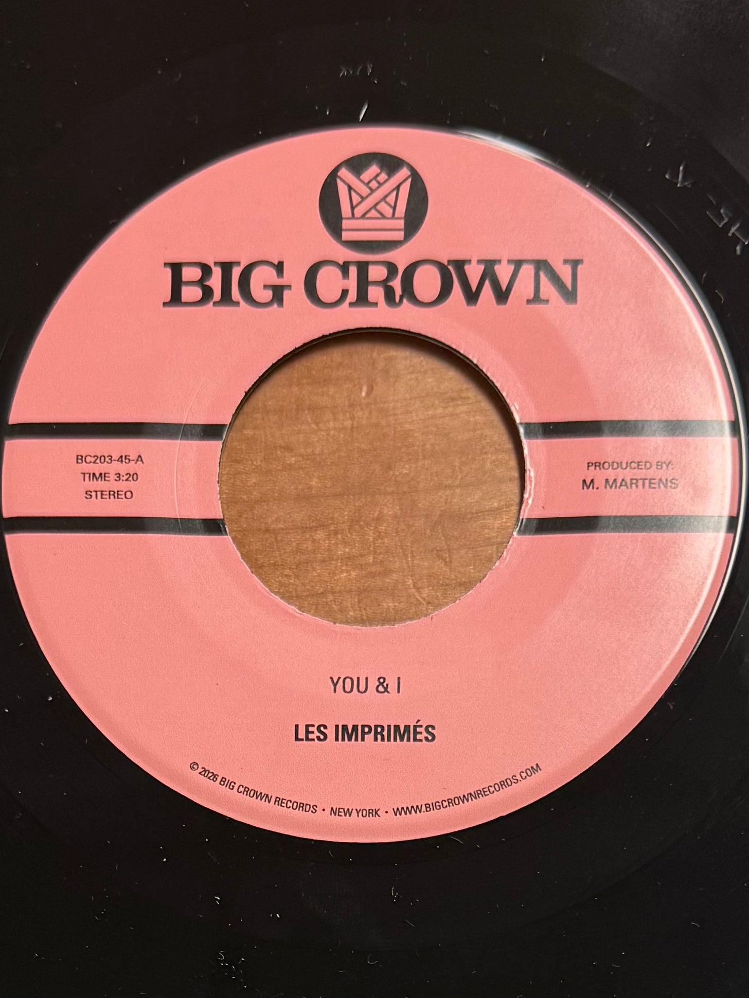 Les Imprimes - You & I b/w Miss The Days (7")