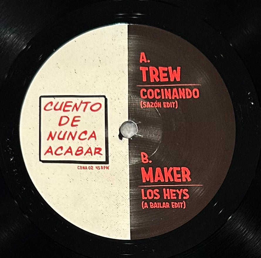 Trew - Concinando (Sazon Edit) b/w Maker - Los Heys (A Bailar Edit)