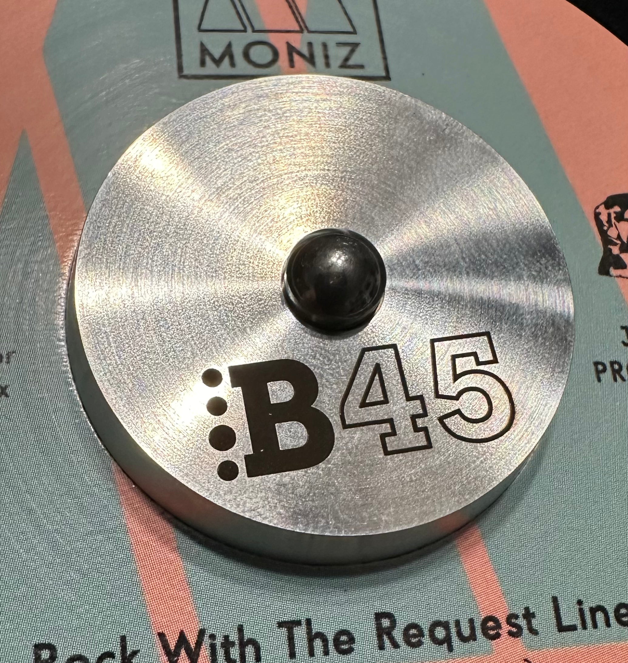 45 Adapter - B45 Logo - Sure Shot Model 8 - Stainless Steel