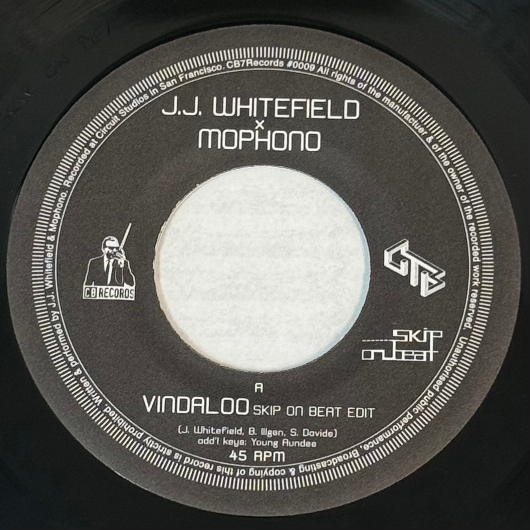 J.J. Whitefield x Mophono - Vindaloo b/w Maccheroni