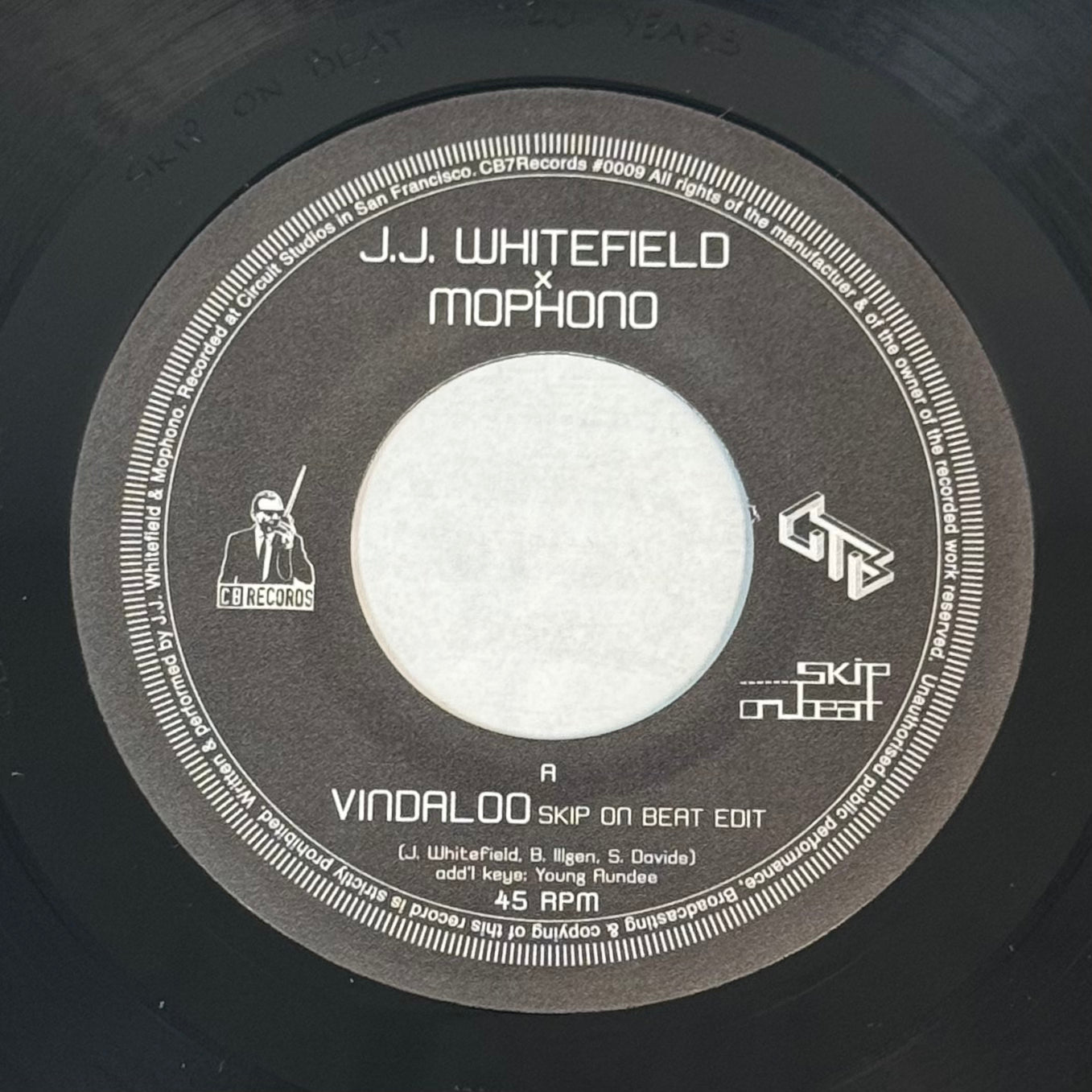 J.J. Whitefield x Mophono - Vindaloo b/w Maccheroni
