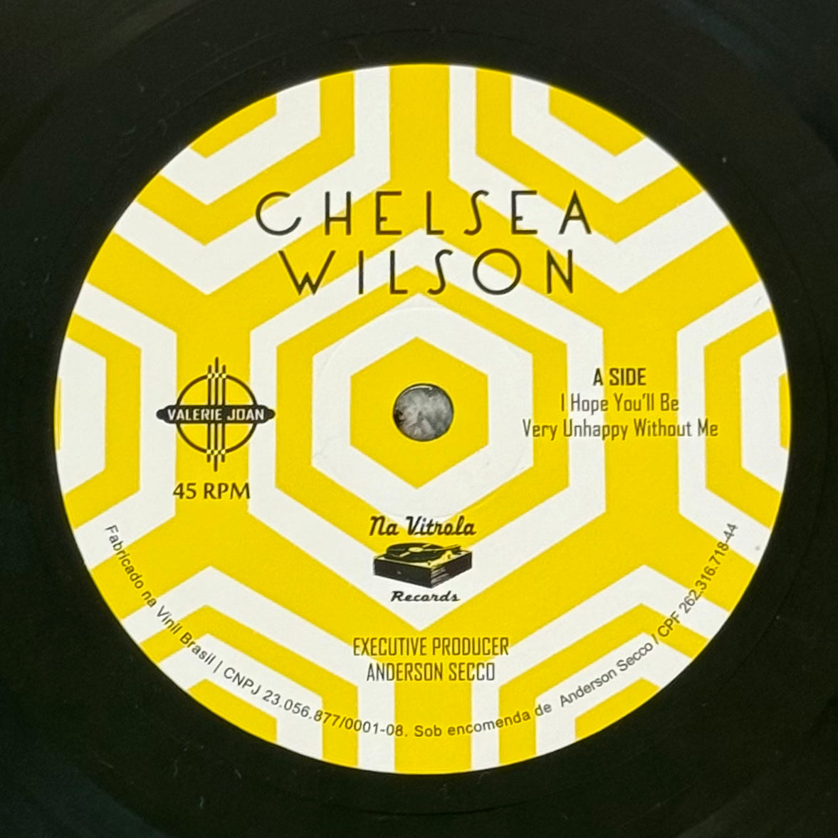 Chelsea Wilson - I Hope You'll Be Very Unhappy Without Me b/w Inst