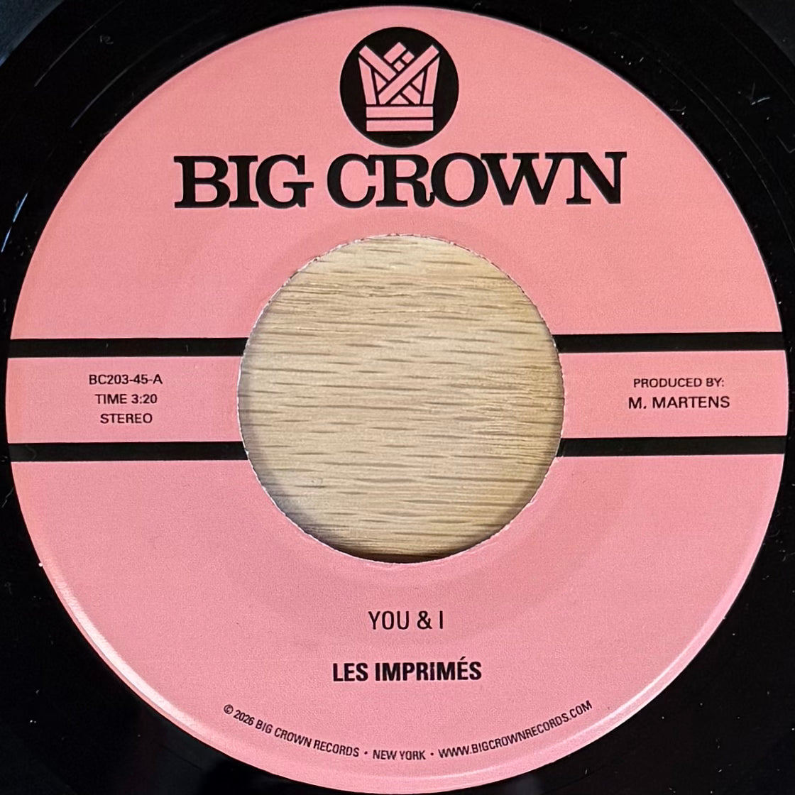 Les Imprimes - You & I b/w Miss The Days (7")
