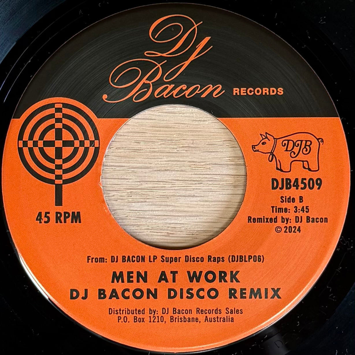 DJ Bacon: Super Disco Raps Vol. 1 - Pass That Dutch b/w Men At Work