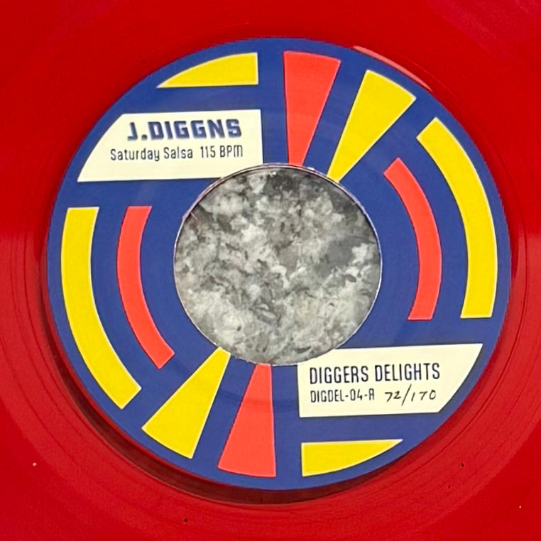 J. Diggns - Saturday Salsa b/w King Most - Balla Edit (Red Vinyl)