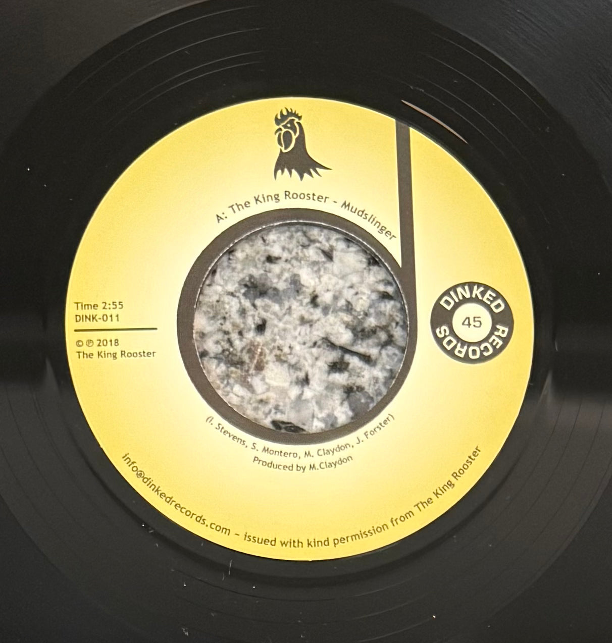 King Rooster, The - Mudslinger b/w Ain't Sellin' Chicken (7")