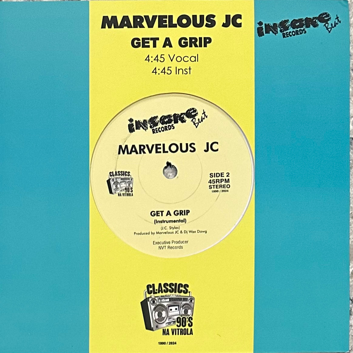 Marvelous JC - Get A Grip b/w Inst