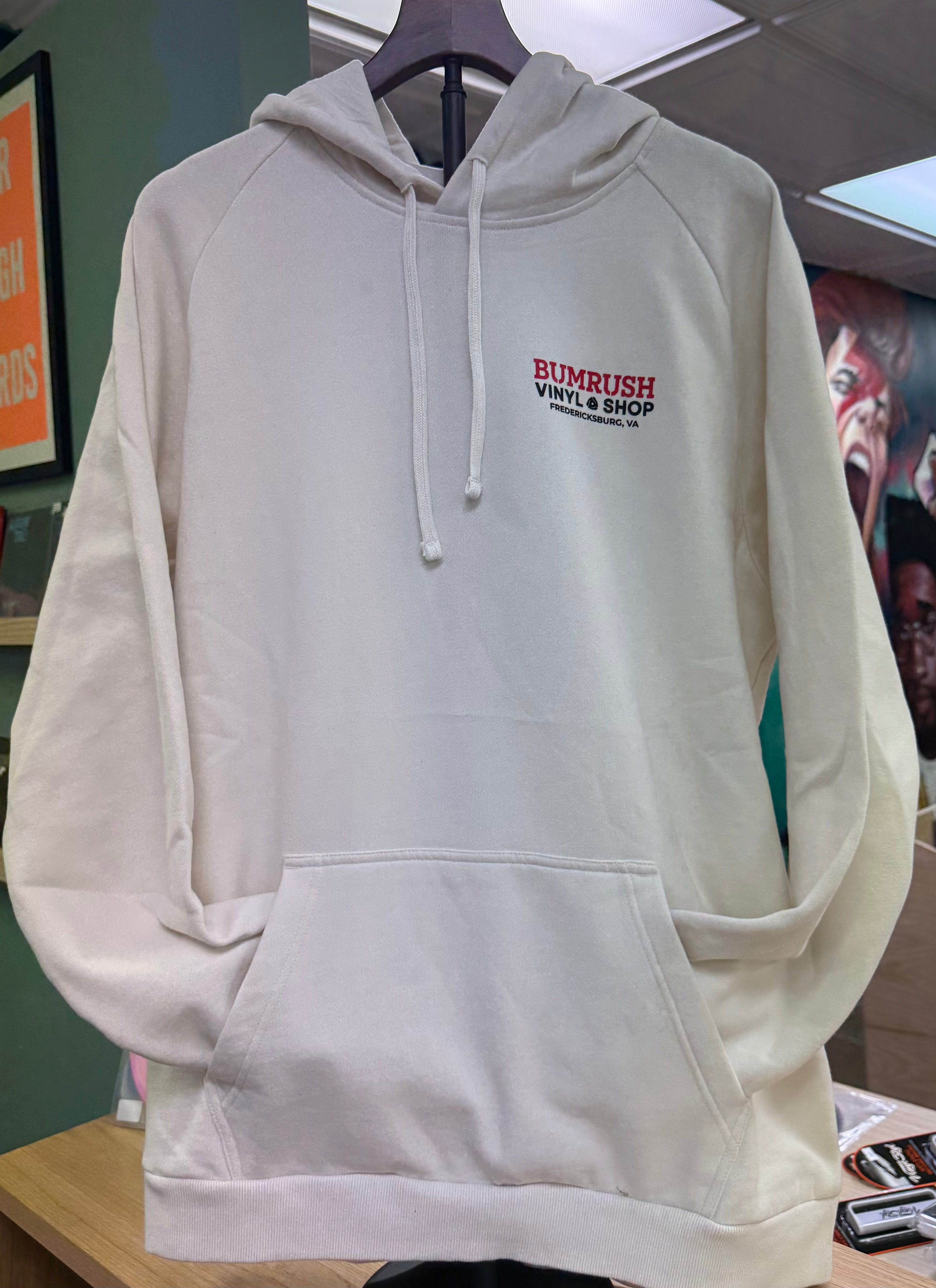 BUMRUSH Vinyl Shop - Shop Hoodie (Cream)