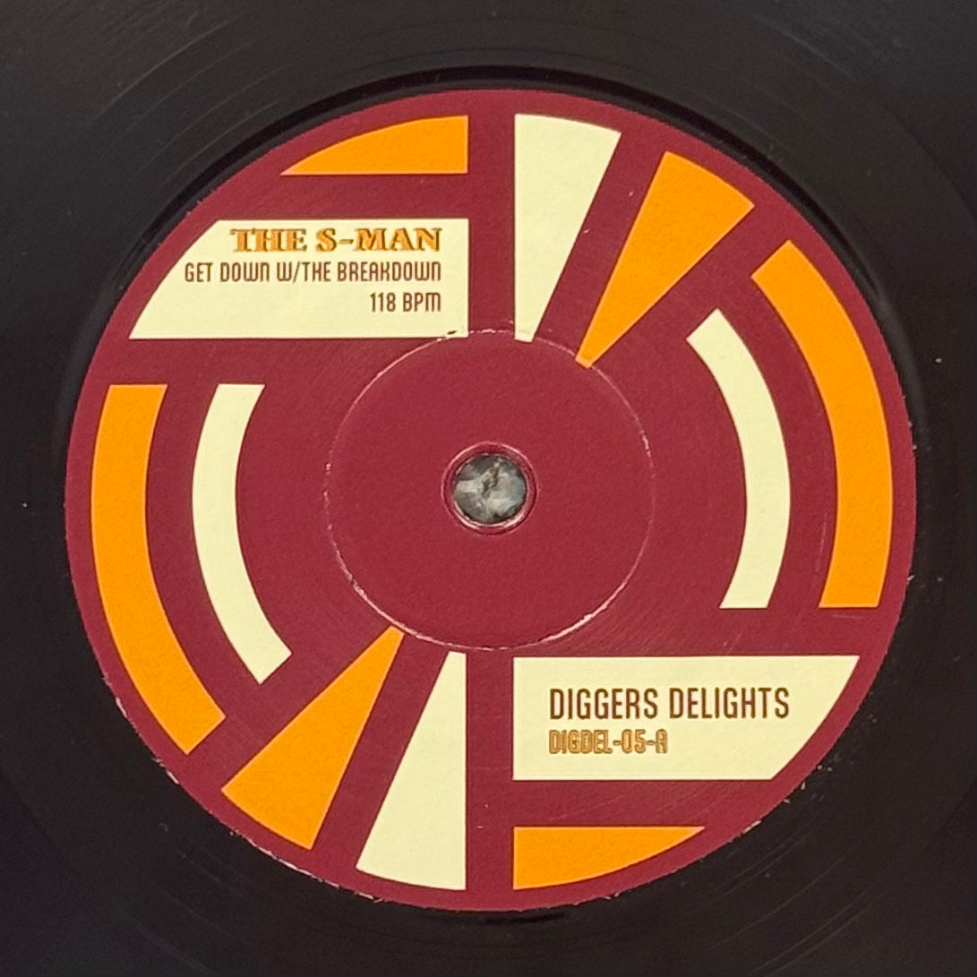 S-Man, The - Get Down With The Breakdown b/w J. Diggns - Love Beats Down (Black Vinyl)