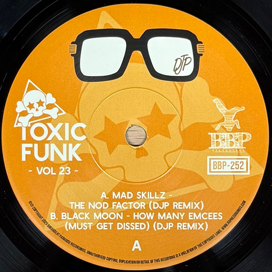 DJ P - The Nod Factor (DJP Remix) b/w How Many Emcees (DJP Remix) (7")