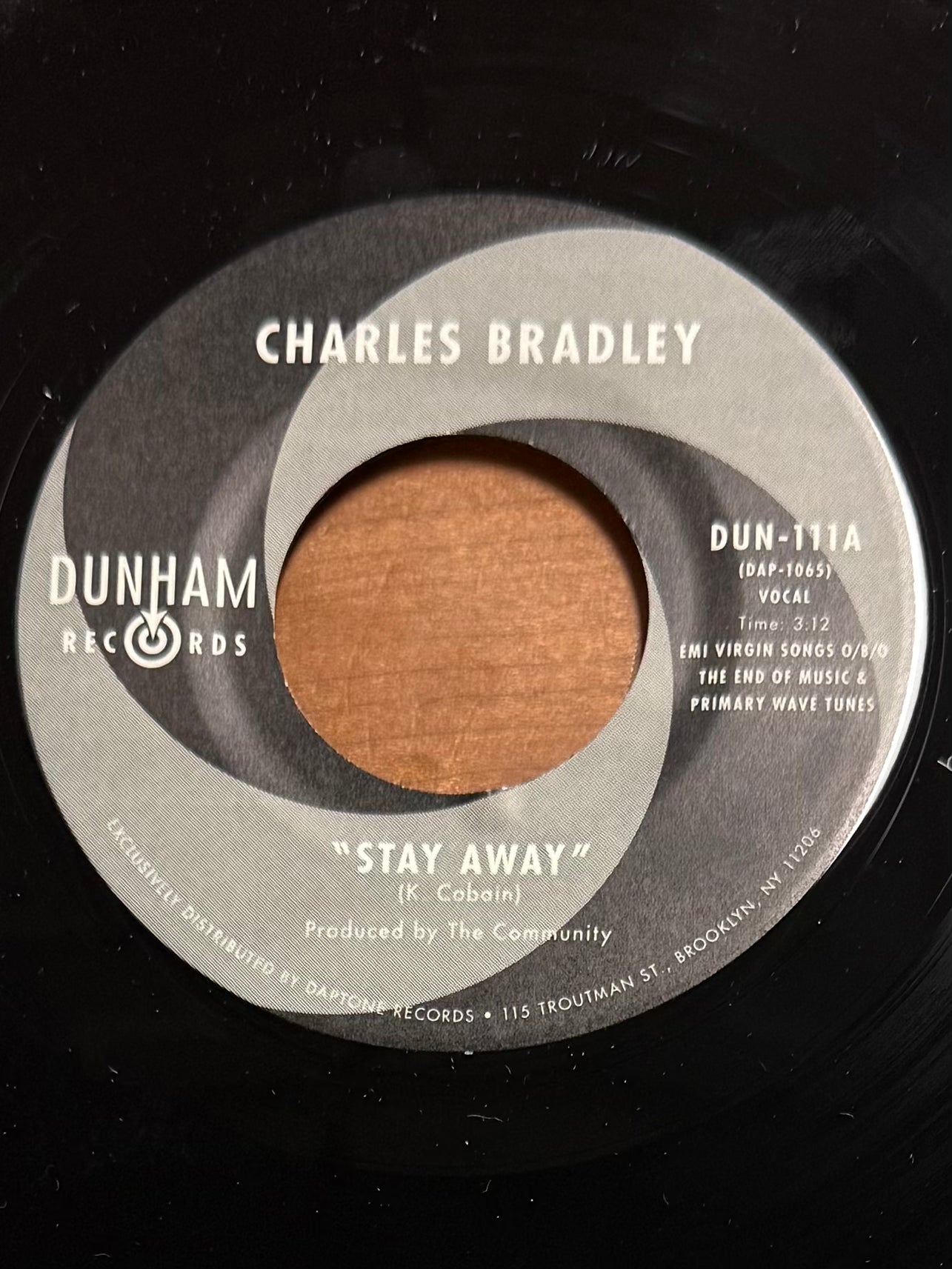 Charles Bradley - Stay Away b/w Menahan Street Band - Run It Back (7")