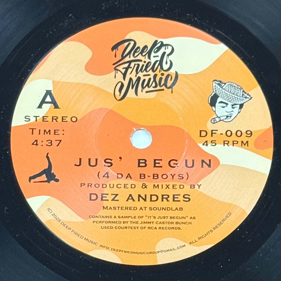 Dez Andres - Jus' Begun b/w Safe 2 Dance