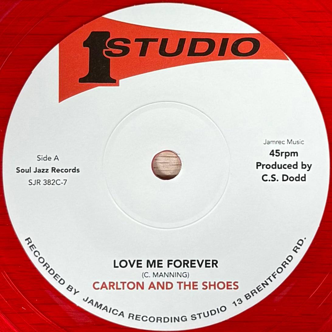 Carlton and The Shoes - Love Me Forever b/w Never Let Go (Red Vinyl) (7")
