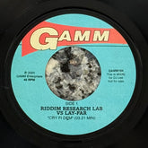 Riddim Research Lab vs. Lay-Far - Cry Fi Dem b/w Riddim Research Lab vs. Ant To Be - Cry Fi Dem