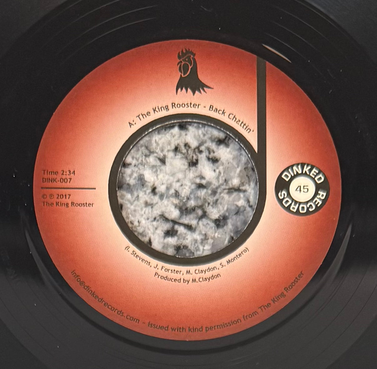 King Rooster, The - Back Chattin' b/w Fat Chance (7")