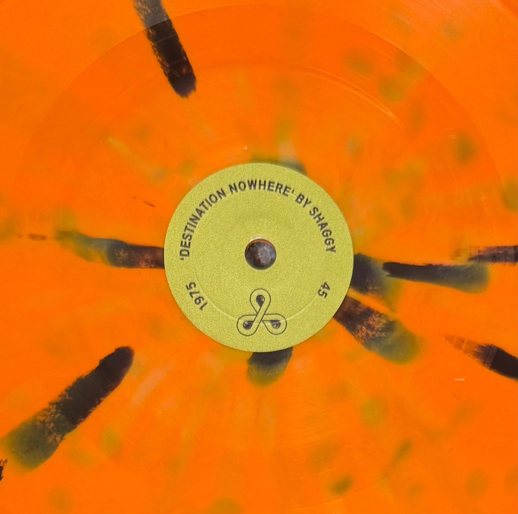 Shaggy - Destination Nowhere b/w Heatwave - 9-9-9 (Orange w/ Splatter Vinyl) (7")