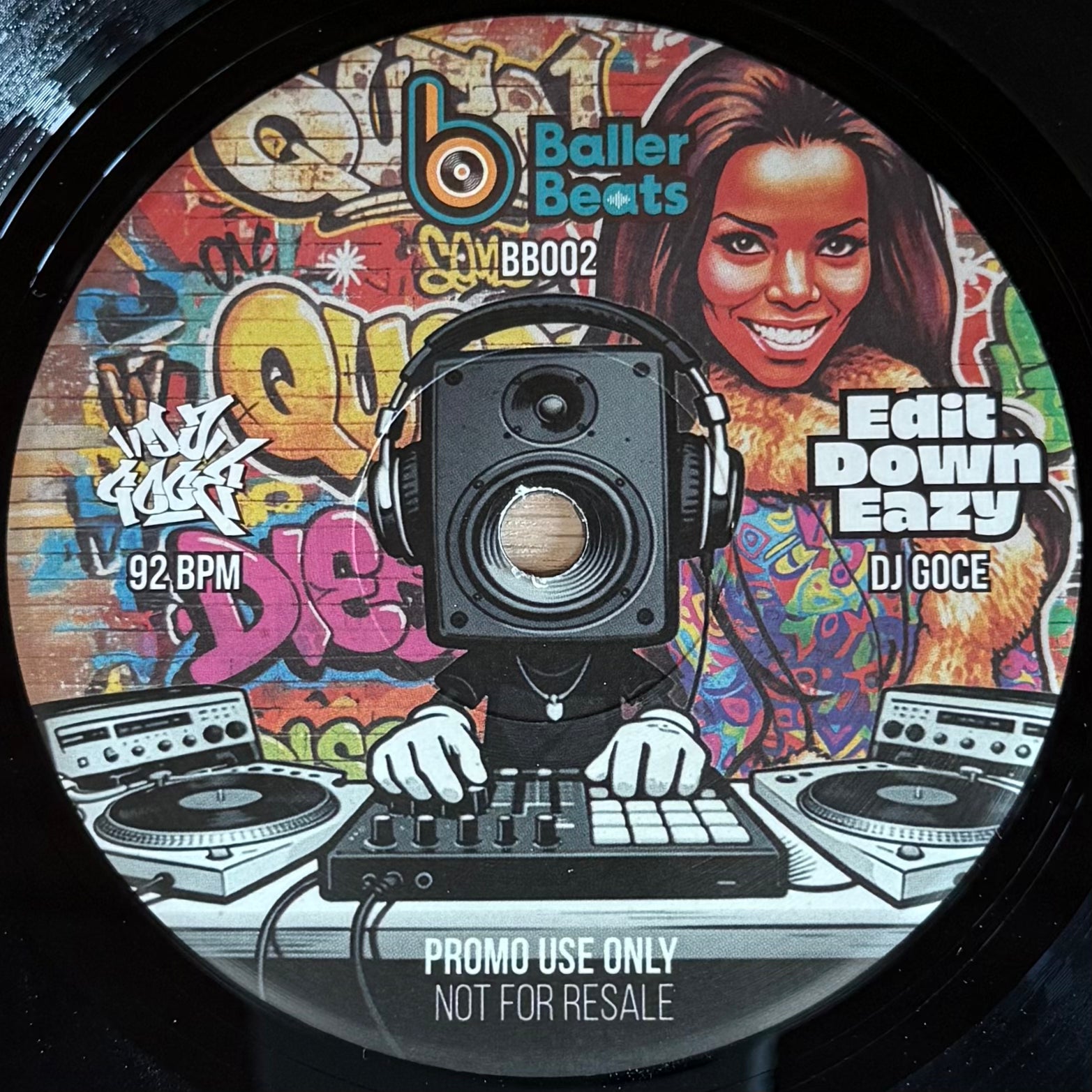 DJ Goce & S-Man - Edit Down Easy b/w Look Who's Hurting Now (7")