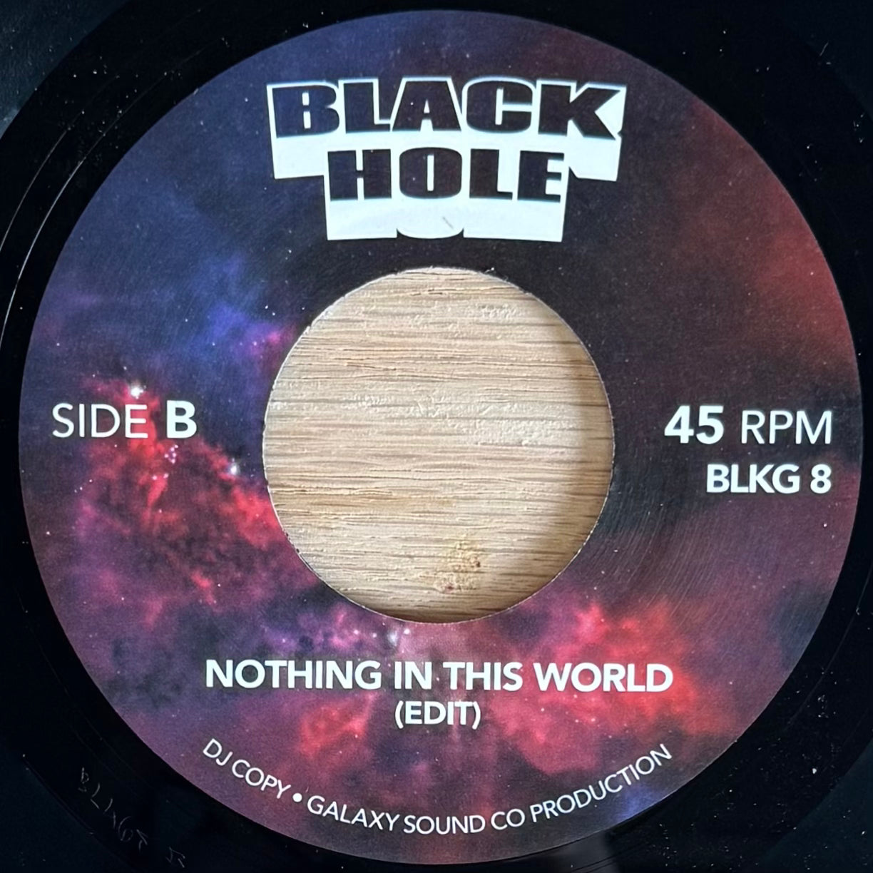 Black Hole - Mysterious (Jazz Dub) b/w Nothing In This World (7")