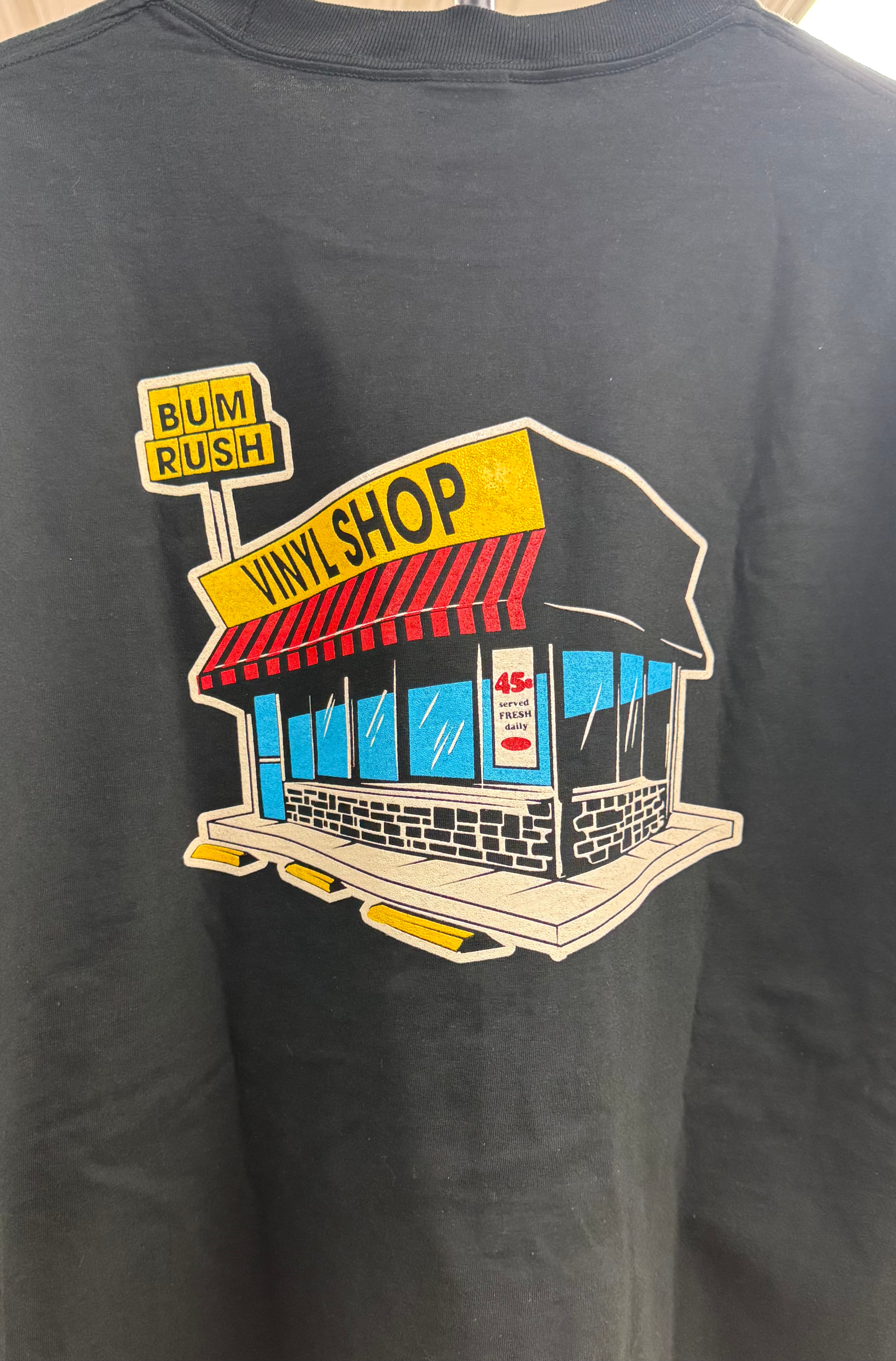 BUMRUSH Vinyl Shop - Store Tee (Black)