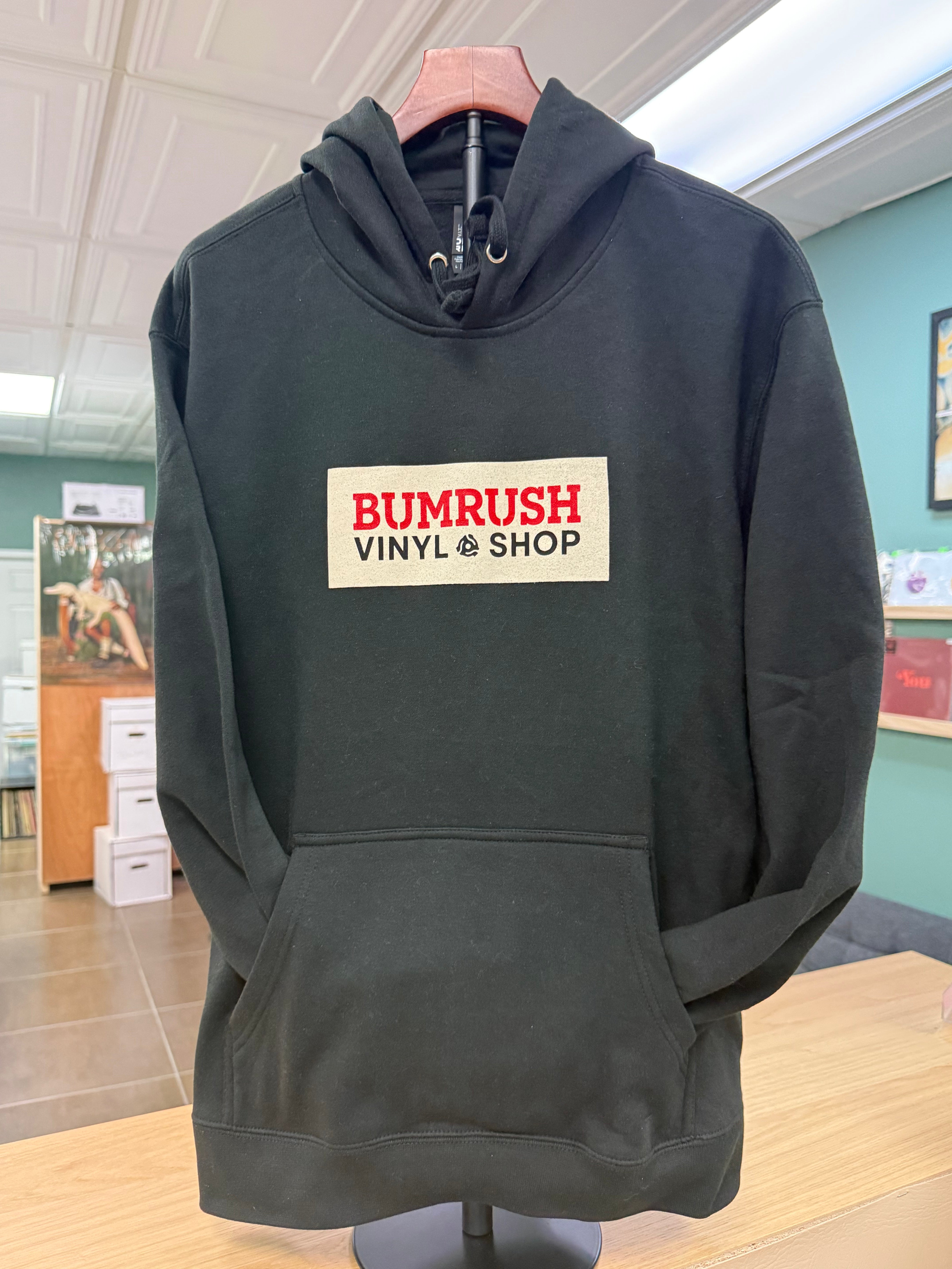 BUMRUSH Vinyl Shop - Sign Hoodie (Black)