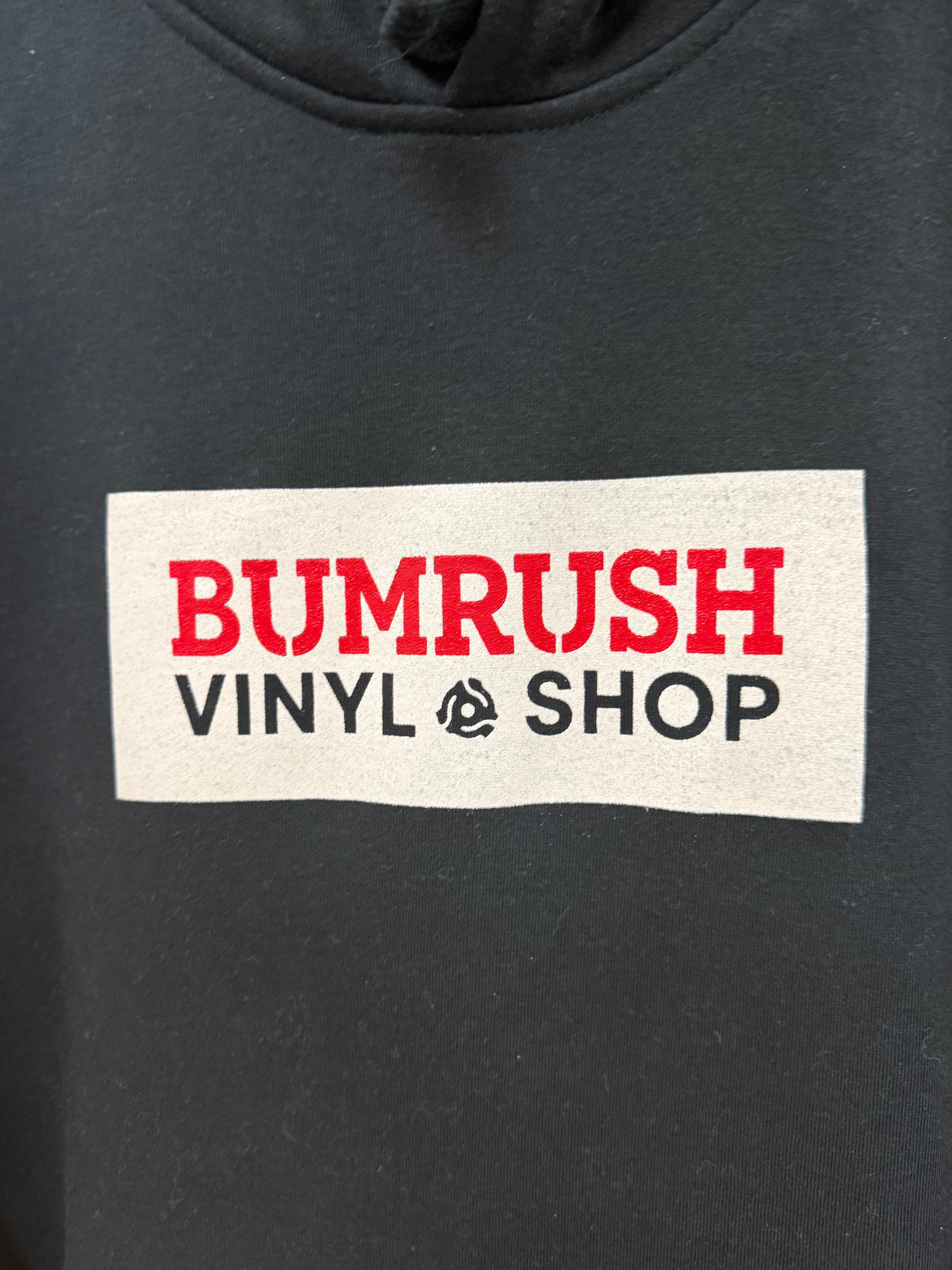 BUMRUSH Vinyl Shop - Sign Hoodie (Black)