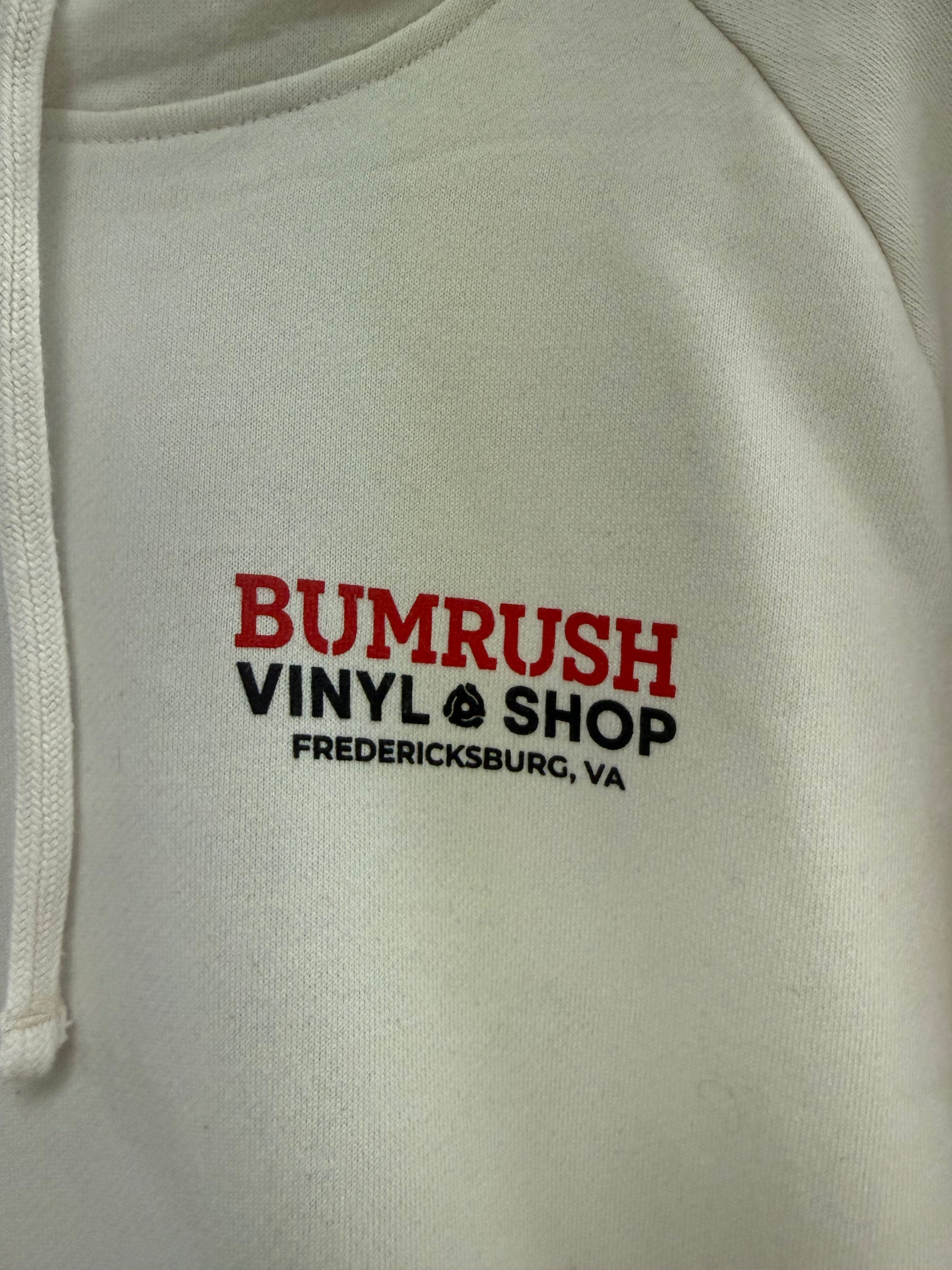 BUMRUSH Vinyl Shop - Shop Hoodie (Cream)