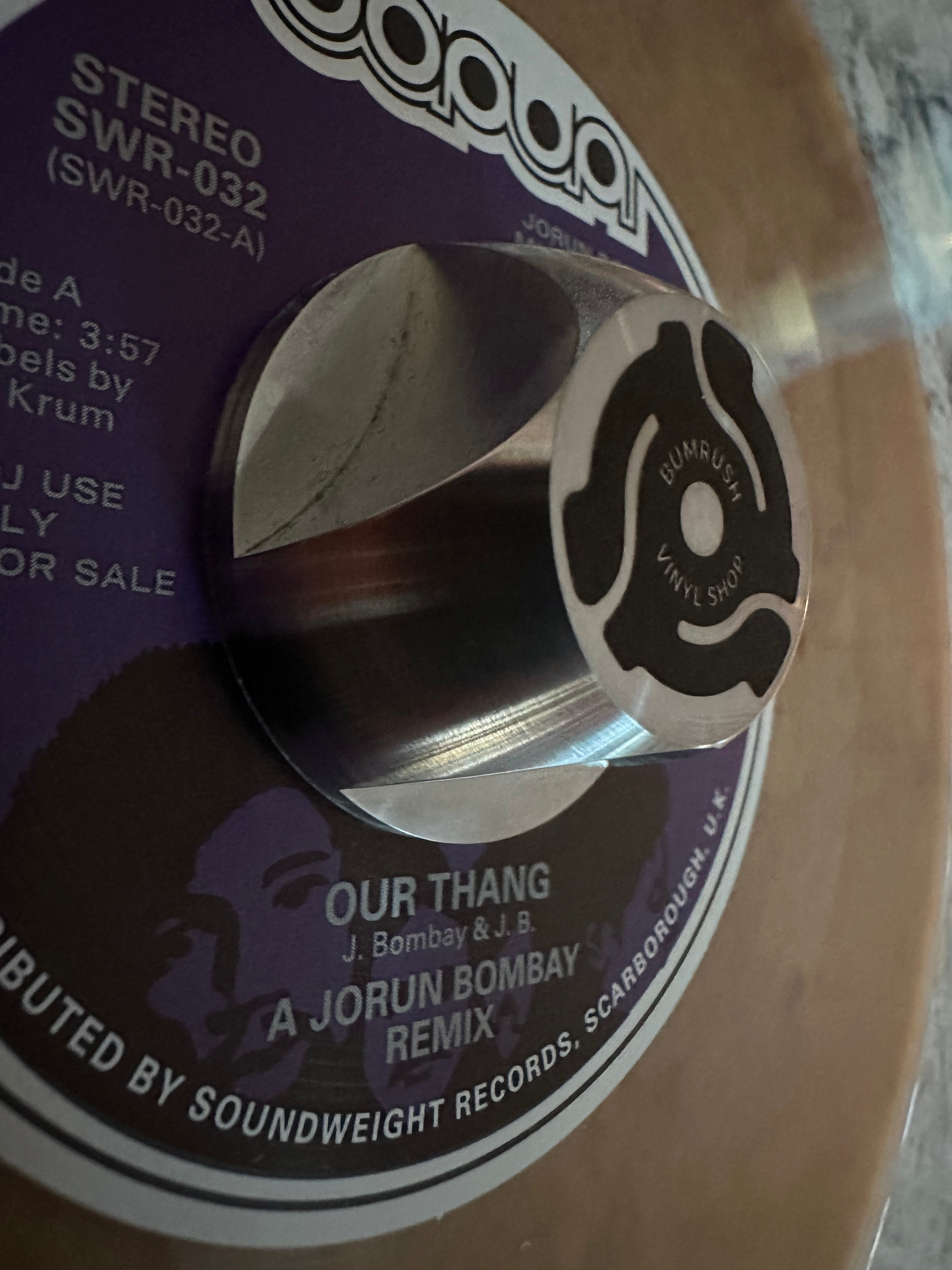 45 Adapter - Adapter Logo - Sure Shot Model 12 - Stainless Steel