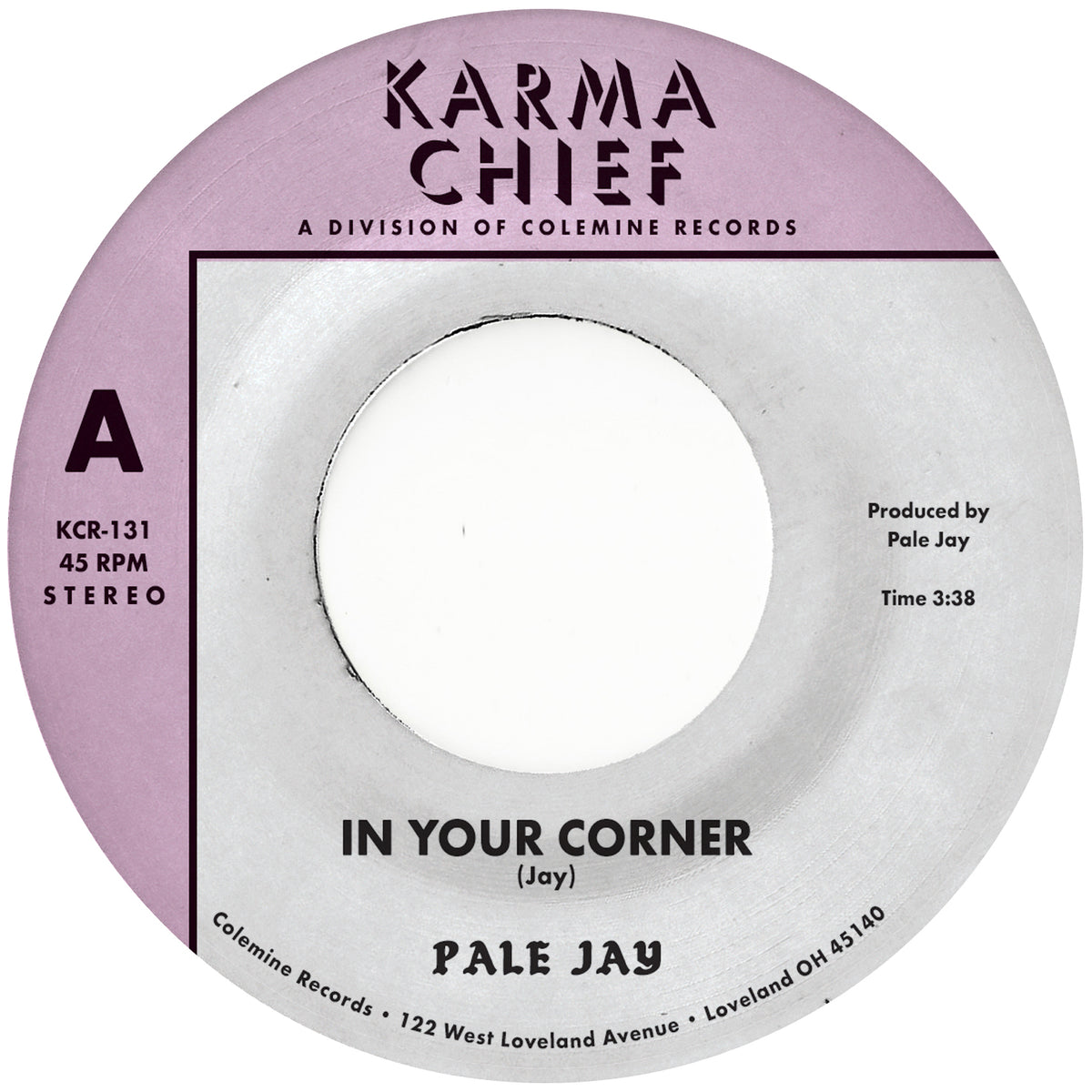 Pale Jay - In Your Corner b/w Bewilderment