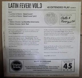 Luchito & Nestor - Latin Fever! Vol. 3 EP (7")