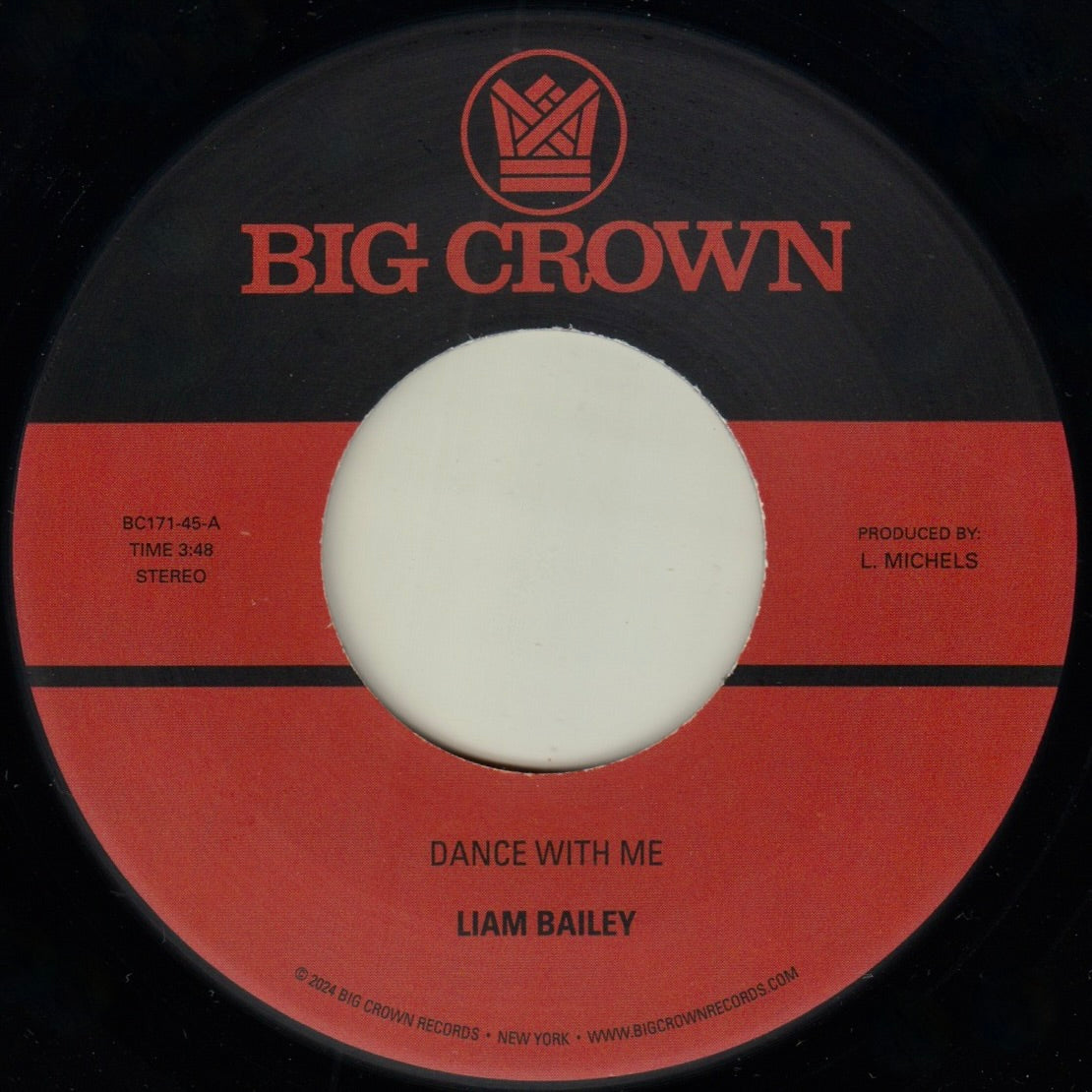 Liam Bailey - Dance With Me b/w Mercy Tree