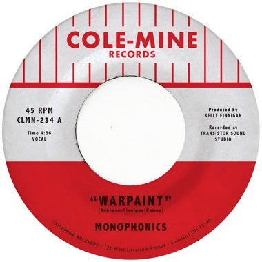 Monophonics - Warpaint b/w Crash & Burn
