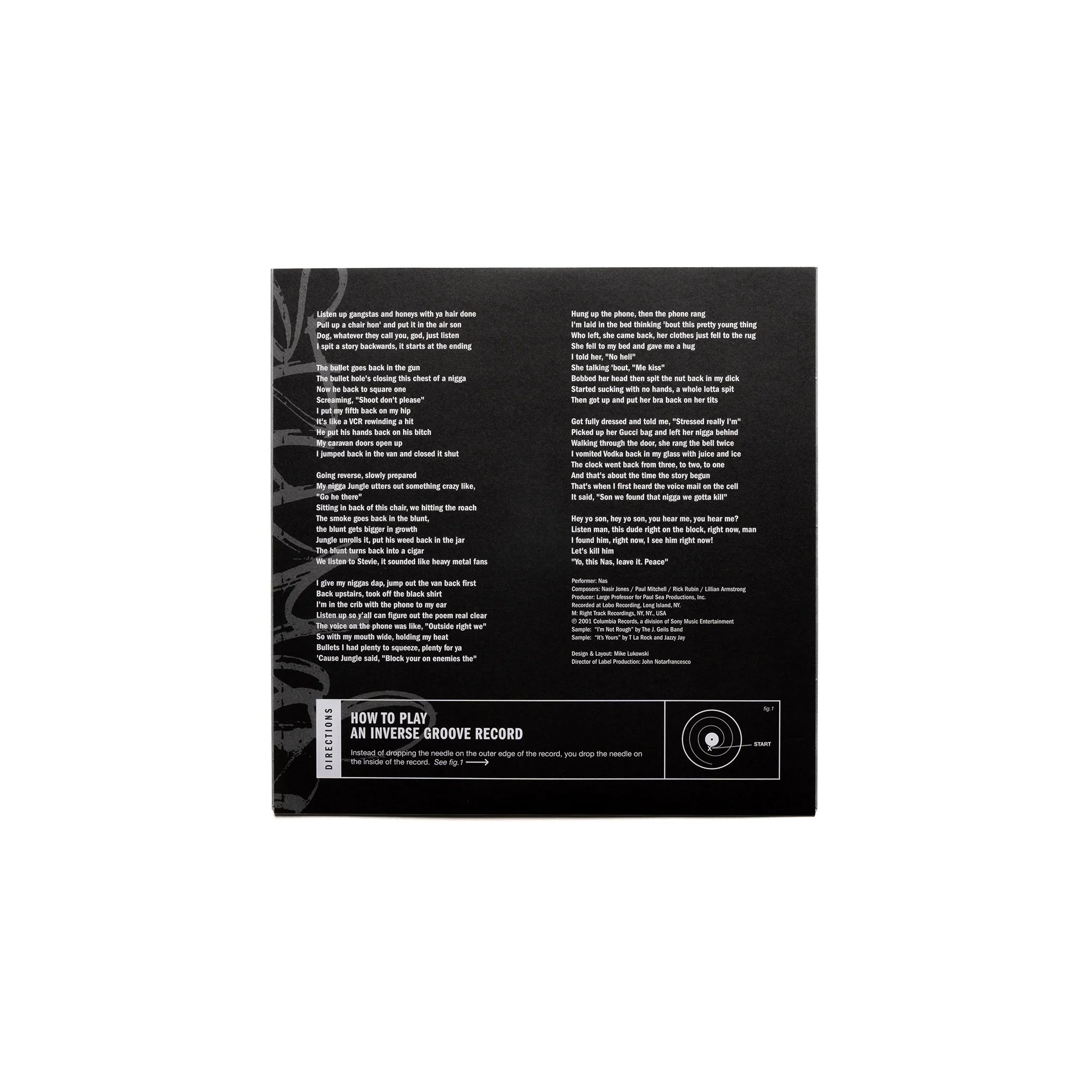 Nas - Rewind b/w Inst (Silver vinyl w/ OBI)