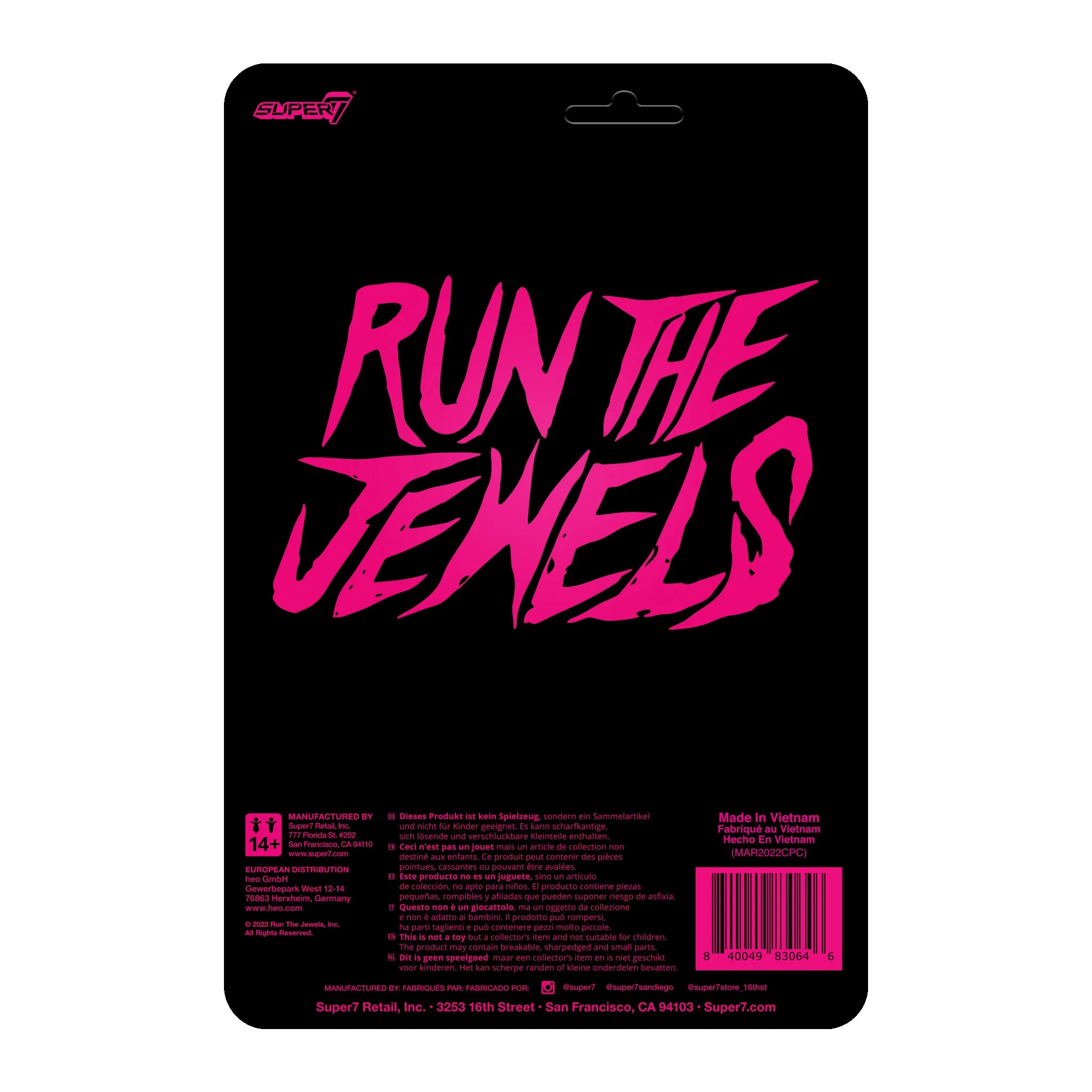 Run The Jewels (Killer Mike & El-P) - ReAction Figure (RTJ 4)