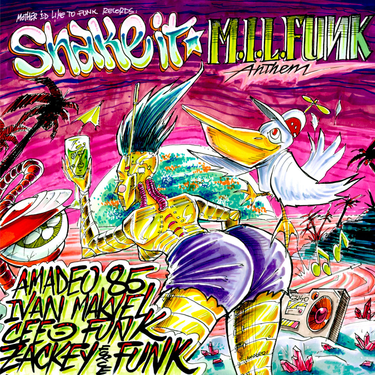 Amadeo 85 - Shake It b/w Cee O Funk - M.I.L.Funk Anthem (7")