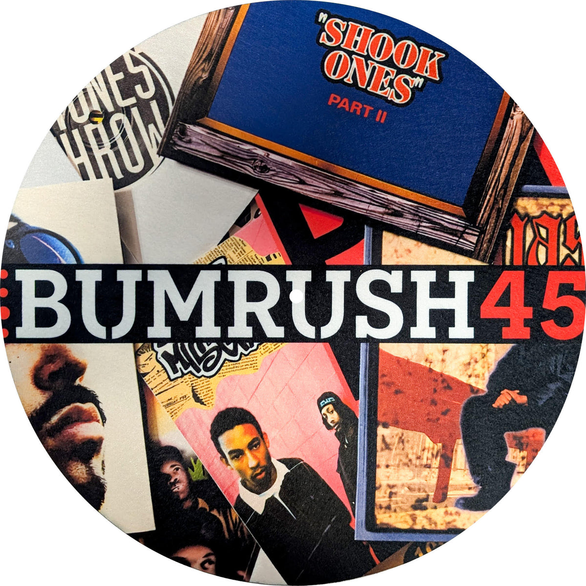 BUMRUSH45 - Hip Hop - 12" Slipmat