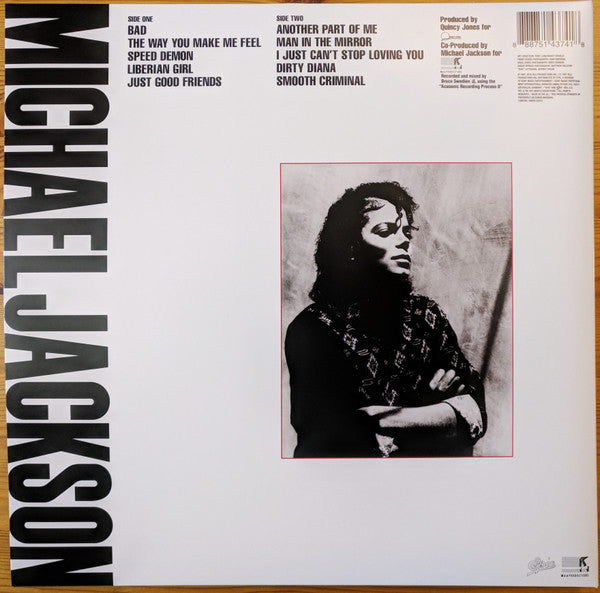 激レア　Michael Jackson BAD　輸入盤　バッド レコード　LP Bad (Vinyl) - Michael Jackson — MeTV Mall