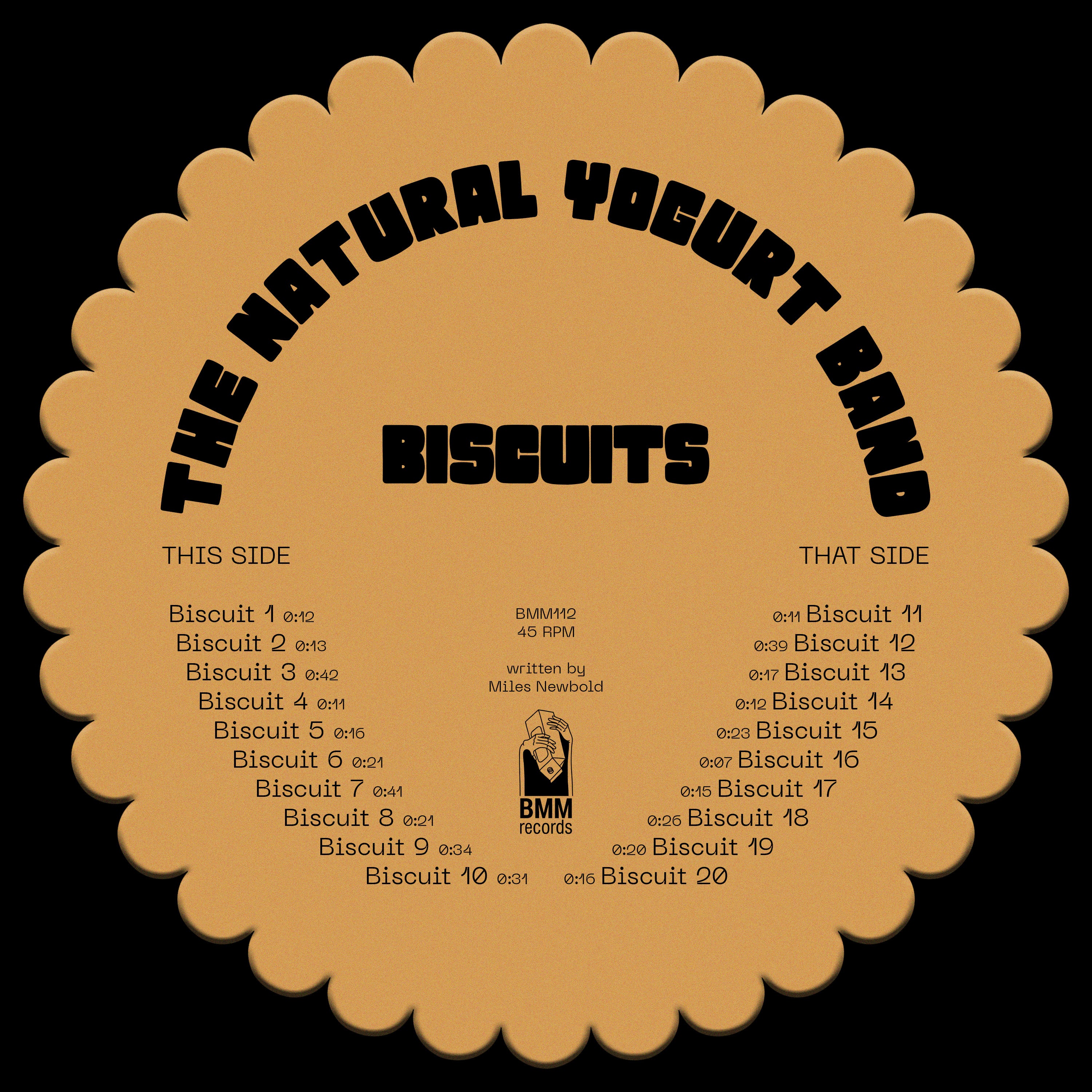 Natural Yogurt Band, The - Biscuits (7")