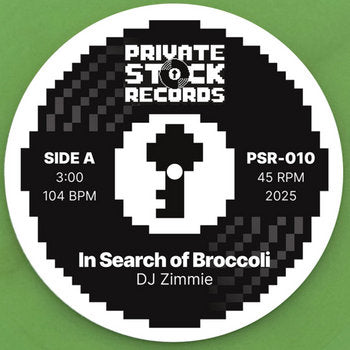 DJ Zimmie - In Search of Broccoli b/w Let's Bounce Together (Glow In The Dark vinyl) (7")