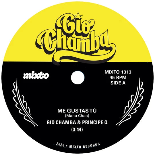 Gio Chamba & Principe Q - Me Gustas Tu b/w Redbone (7")