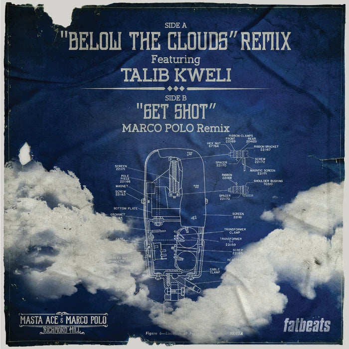 Masta Ace & Marco Polo - Below The Clouds (Remix) b/w Get Shot (Remix)