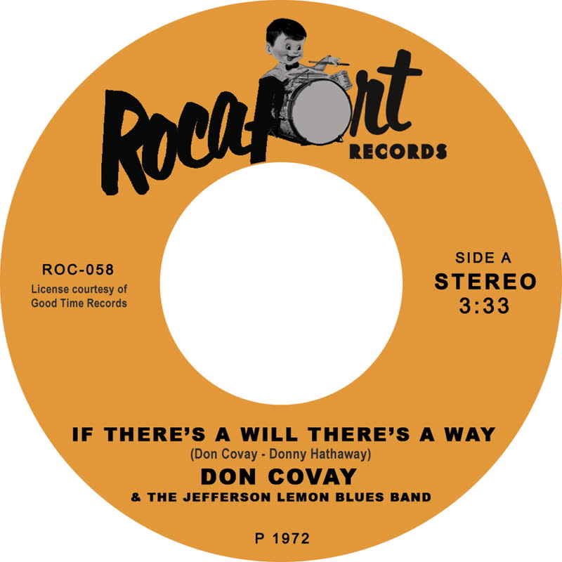 Don Covay - If There's A Will There's A Way b/w Harvey Mandel - Baby Batter