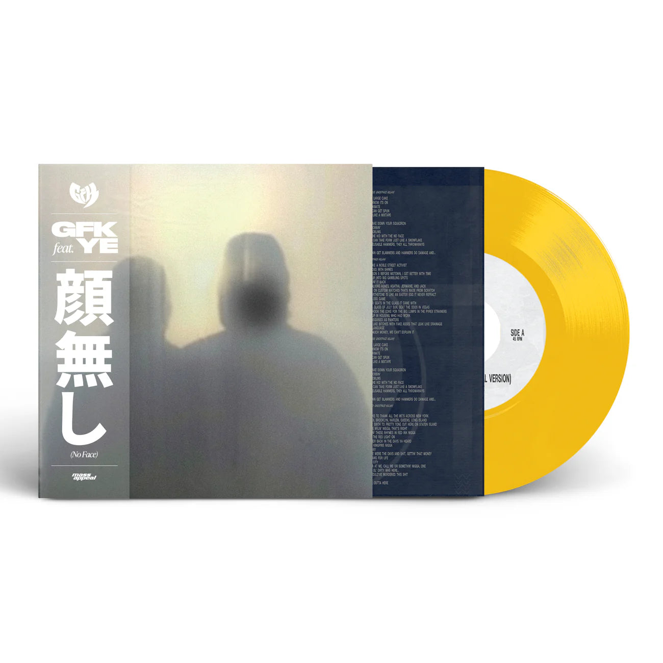 Ghostface & Ye - No Face b/w Inst (Yellow Vinyl)