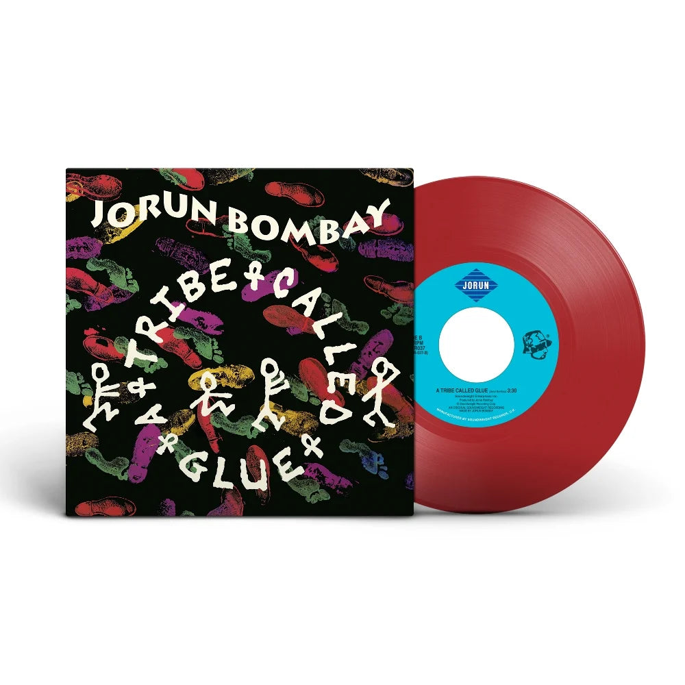 Jorun Bombay - Fostic Brewlaxation b/w A Tribe Called Glue (Red Vinyl) (7")