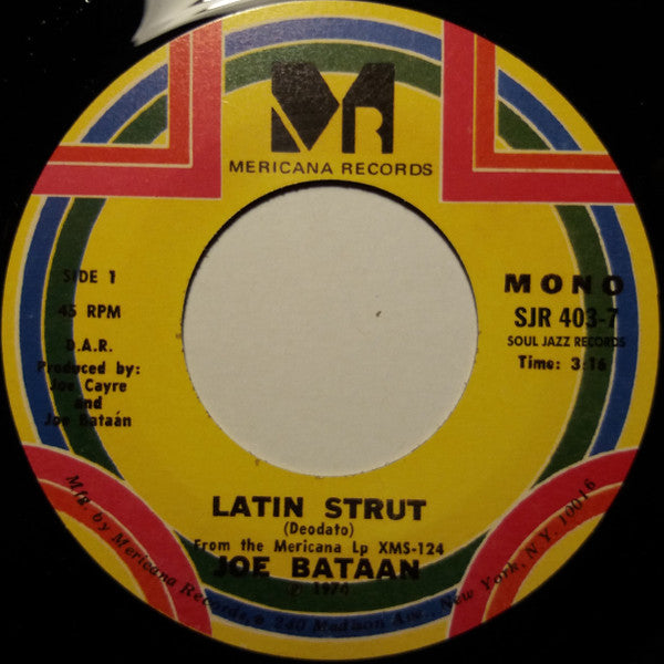 Joe Bataan - Latin Strut b/w Peace, Friendship and Solidarity