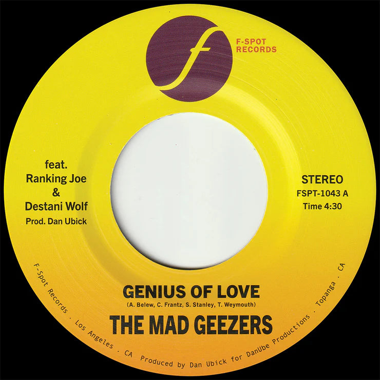 Mad Geezers, The - Genius of Love b/w Genius of Dub (7")