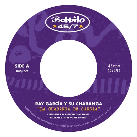 Ray Garcia y Su Charanga - La Charanga de Garcia b/w Para Ti (White Vinyl) (7")