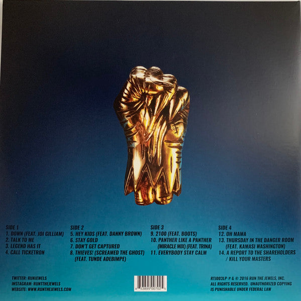 Run The Jewels - Run The Jewels 3 (2LP)